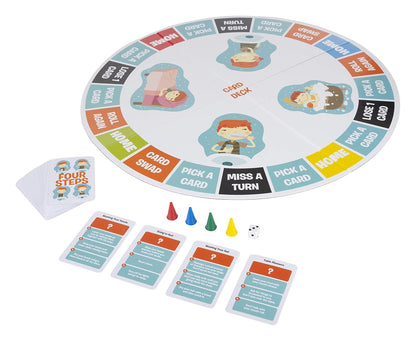 Funskool Four Steps Family Board Game for Kids | Daily Routine Learning & Memory Game | Fun Educational Game for Children & Family