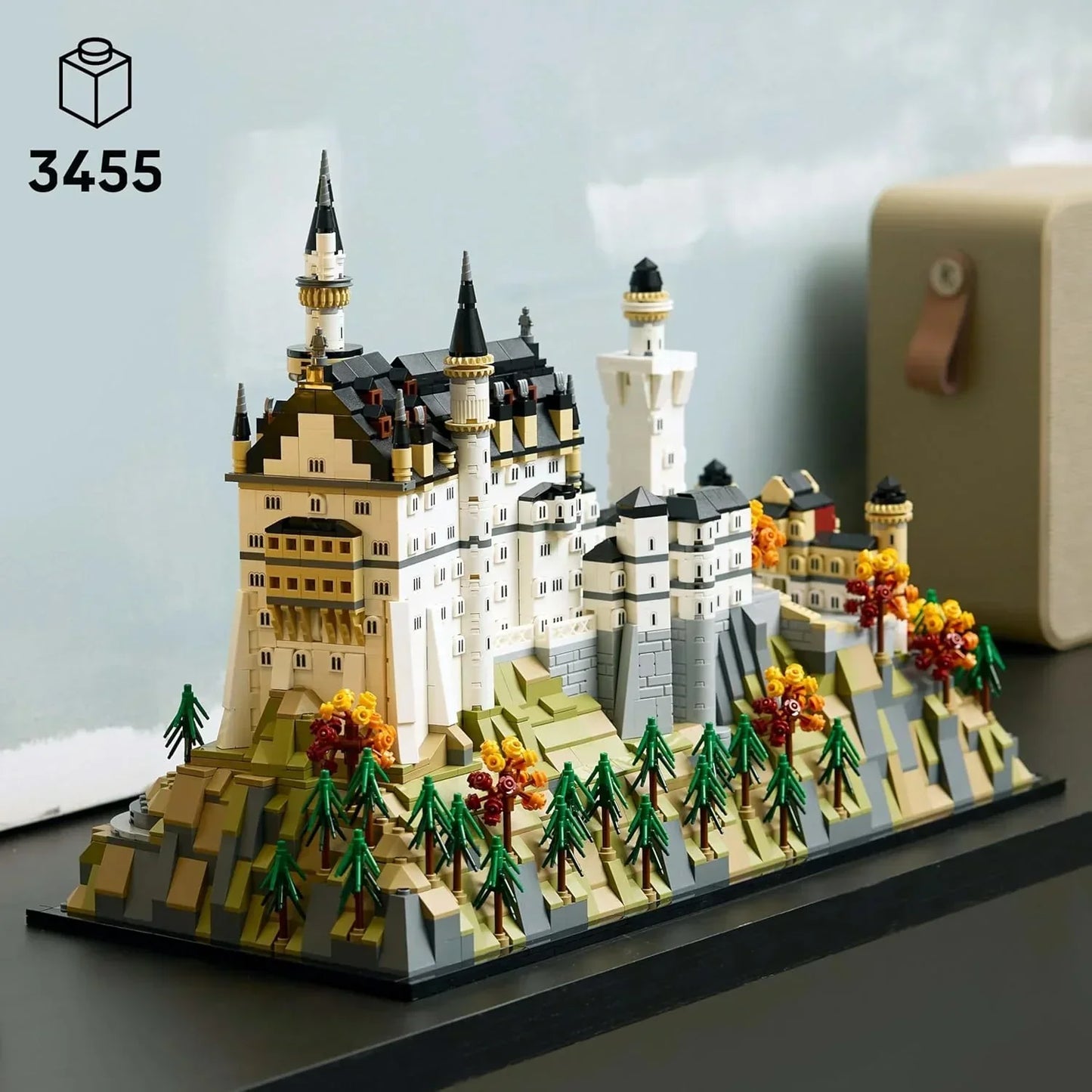 LEGO 21063 Neuschwanstein Castle Architecture Set, 2,000+ Pieces, Collectible Landmark ,For Adults