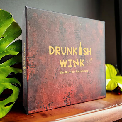 Drunkish Wink - Adult Party Board Game | Dare, Challenge & Drinking Game for House Parties | 2-8 Players | Ages 18+