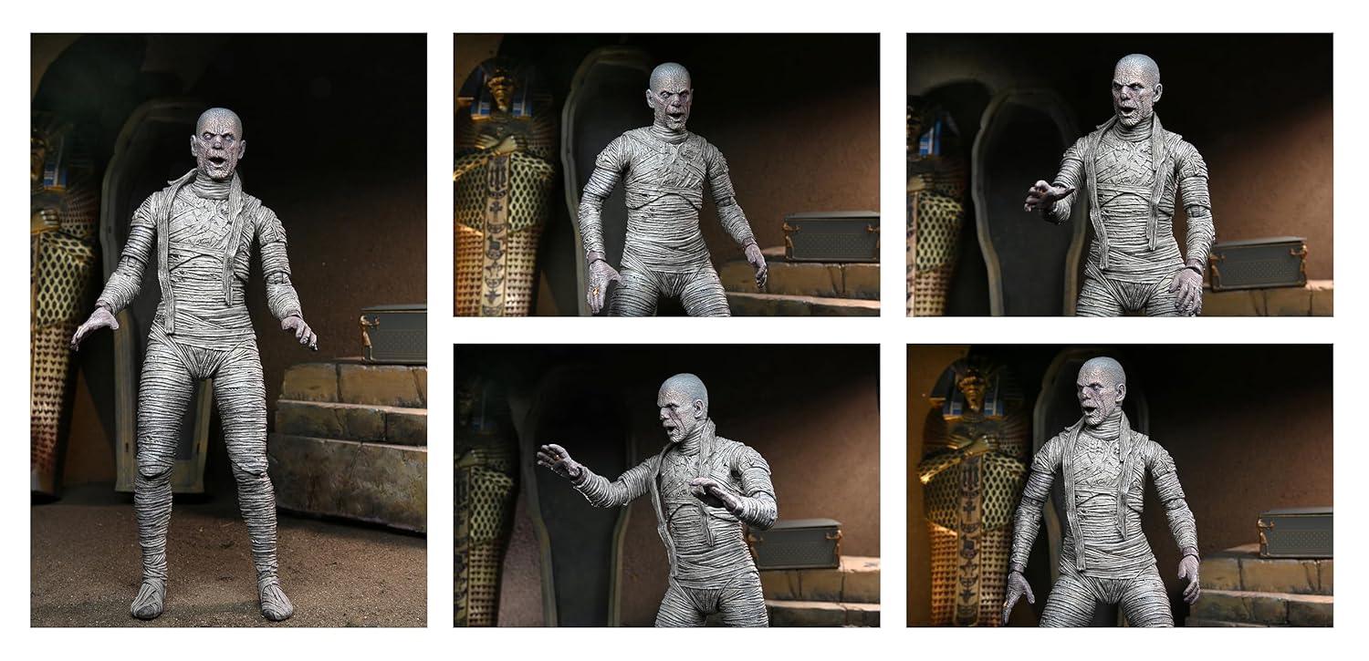 NECA Universal Monsters The Mummy 7" Ultimate Action Figure (Color) - Jaiman Toys