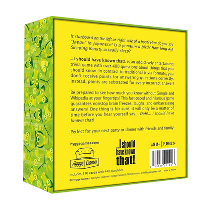 I should have known that! Board Game - Jaiman Toys