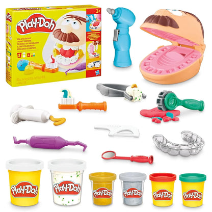 Play-Doh Fillin’ & Drillin’ Dentist Playset – Creative Tooth-Themed Fun with Tools & Non-Toxic Modeling Compound - Jaiman Toys