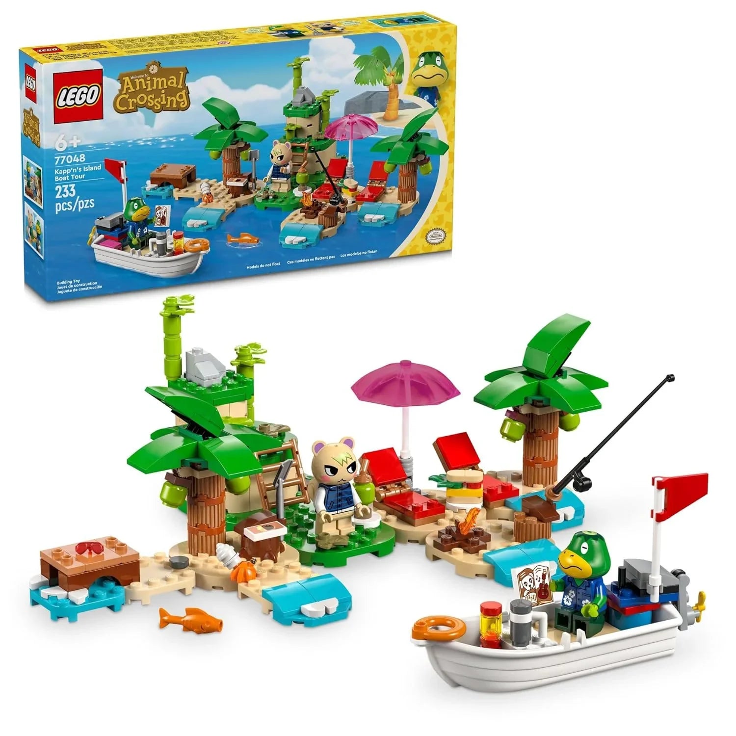 LEGO 77048 Animal Crossing Kappns Island Boat Tour Building Set (233 Pieces) - Jaiman Toys