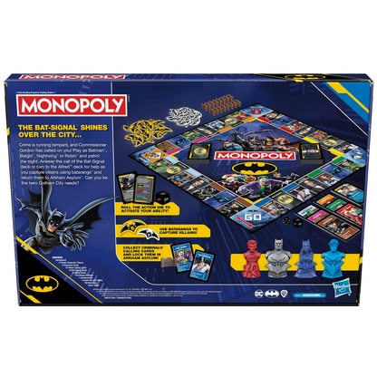 Hasbro Gaming Monopoly Batman Board Game – Save Gotham City, 2–4 Players, Ages 8+
