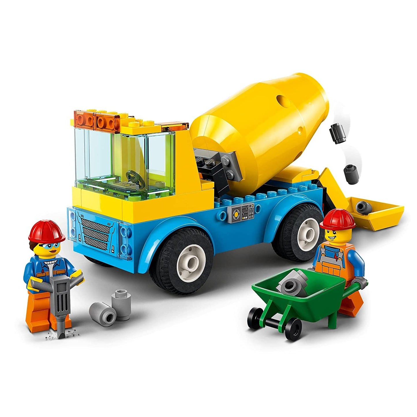 LEGO 60325 City Cement Mixer Truck Building Kit (85 Pieces)