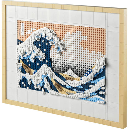 LEGO 31208 Art Hokusai – The Great Wave Building Kit (1,810 Pieces) | Japanese Wall Art Display Set for Adults