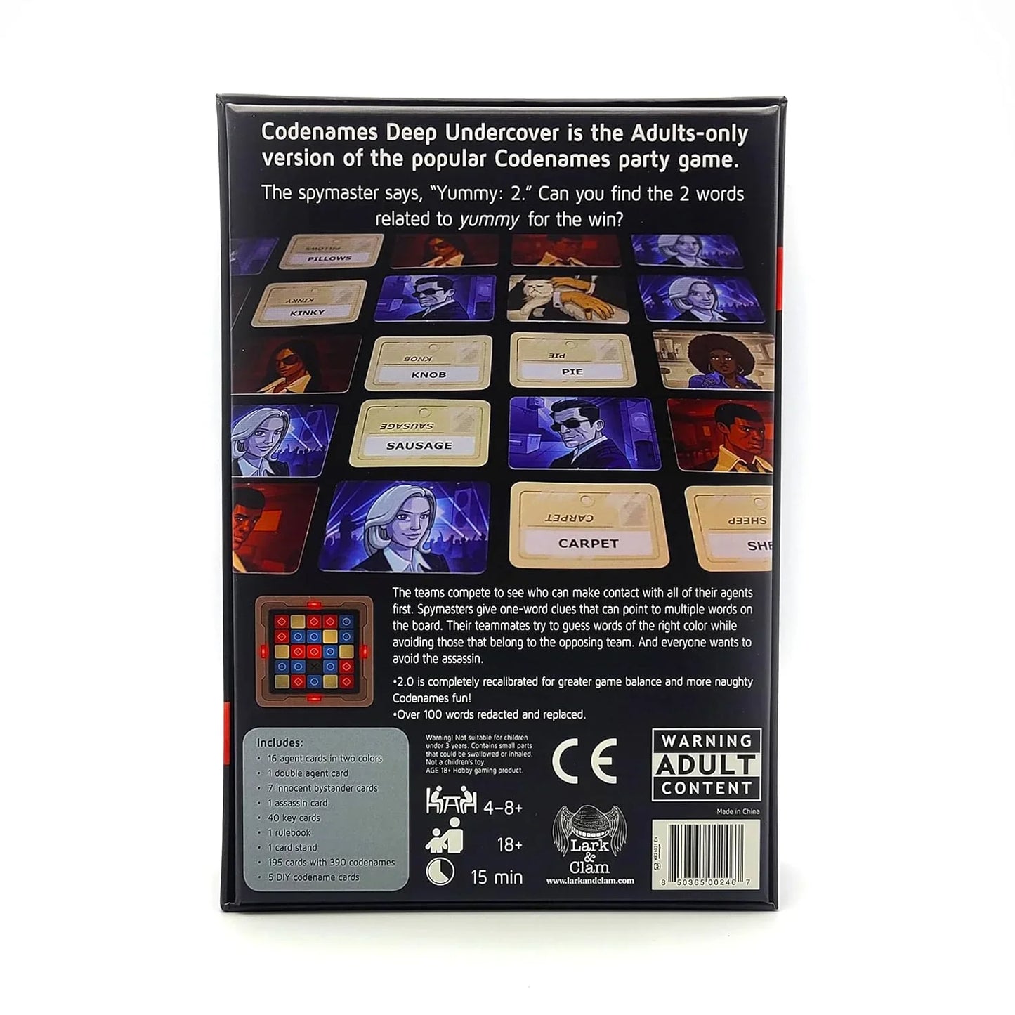 Codenames Deep Undercover 2.0 Board Game - Jaiman Toys