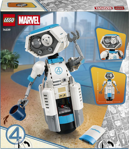 LEGO 76339 Marvel Fantastic Four H.E.R.B.I.E. – Posable Robot Building Set, 747 Pieces, Ages 10+