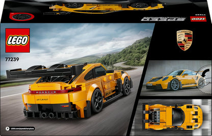 LEGO 77239  Speed Champions Porsche 911GT3RS  348Piece Super Car with Driver Minifigure (Ages9+)