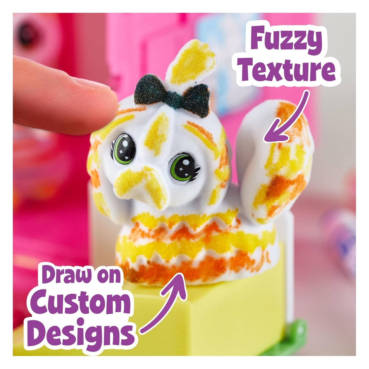 Luxor Crayola Scribble Scrubbie Pets Backyard Bungalow Playset | Color & Clean Washable Pet Activity Set