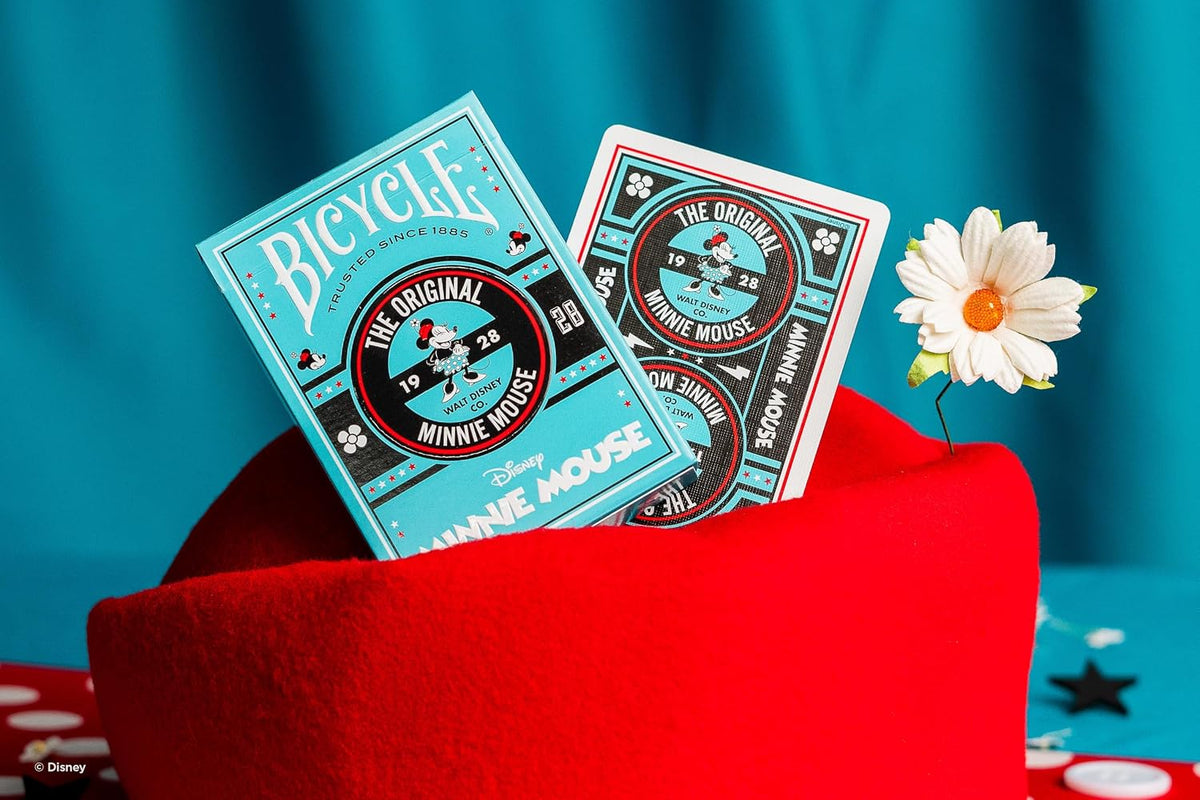 Bicycle Disney Minnie Mouse Playing Cards – Classic Poker Size Deck with Air-Cushion Finish