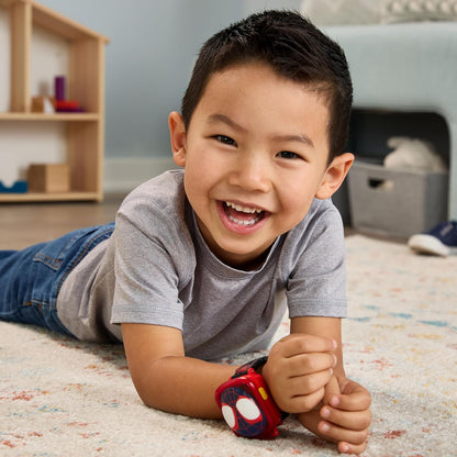 VTech Marvel Spidey and His Amazing Friends Spin Learning Watch | Interactive Educational Kids Watch with 4 Games, Clock, Alarm, Timer & Spidey Voice