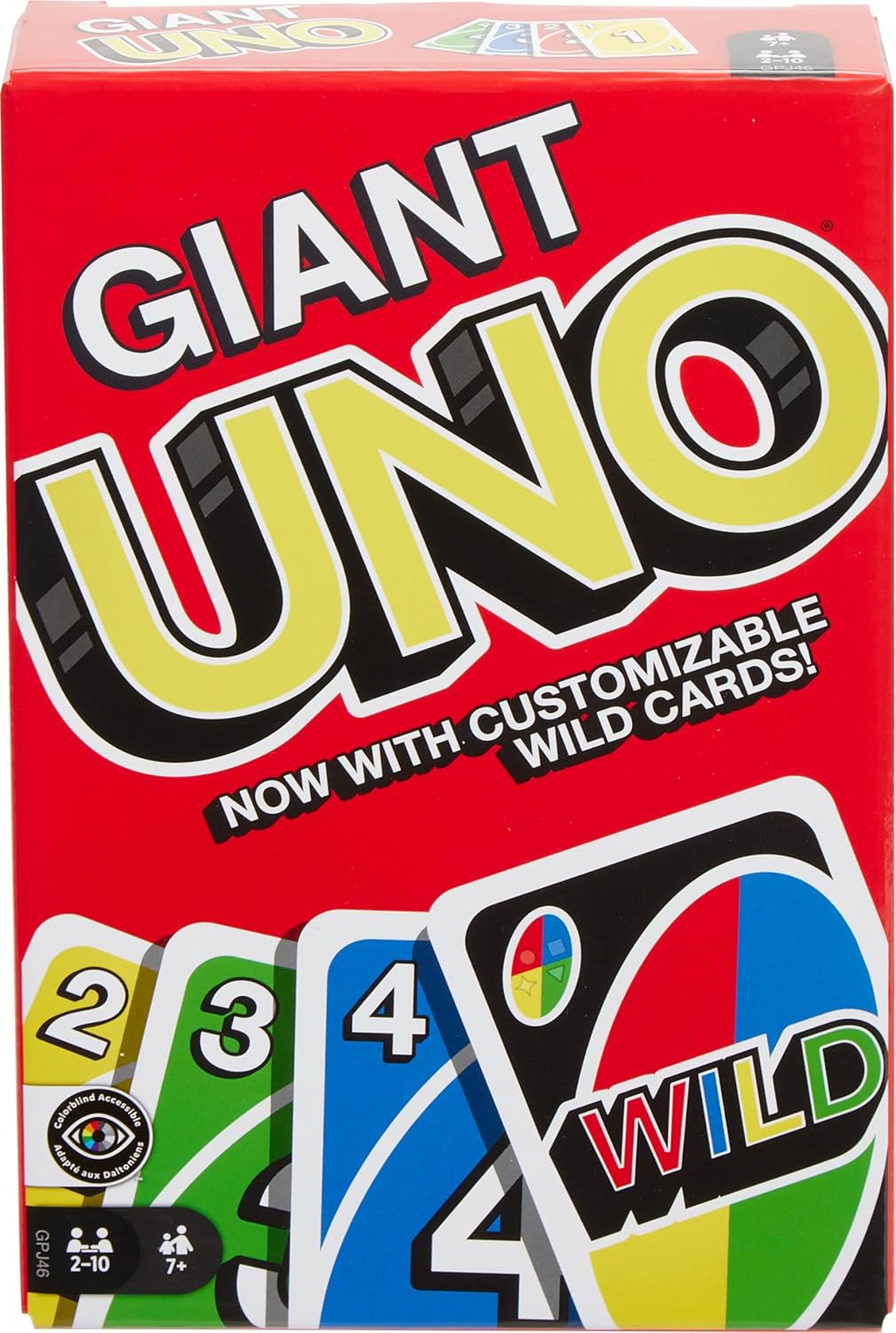 Mattel Games Adult UNO: Classic Giant UNO Card Game, Multicolor