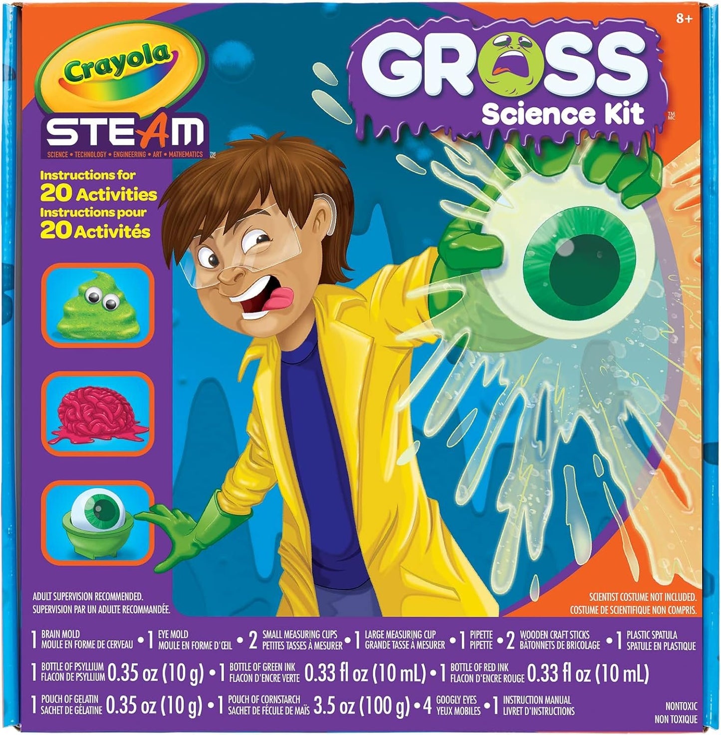 Crayola STEAM Gross -  Science Kit (STEAM) for Age 7+ Years