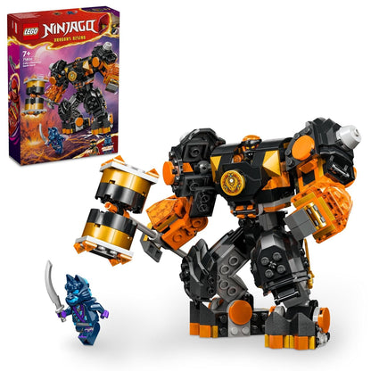 LEGO NINJAGO Cole’s Elemental Earth Mech Toy 71806 (235 Pieces)