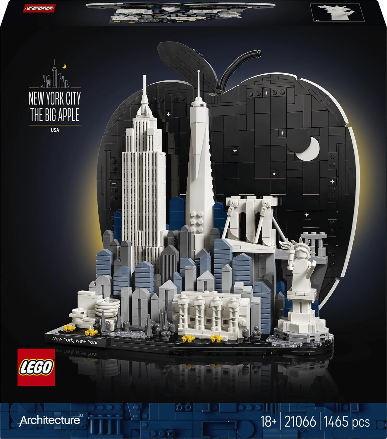 Lego 21066 Architecture New York Big Apple City Building Interior Stylish Toy Birthday Present Block Men Women
