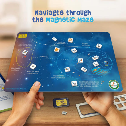 Imagi Make Mapology Mission Suryayaan Aditya-L1 50+ Pcs Rocket & Satellite Model Building Kit for Kids | Make 2 Models | Launch the Rocket & Navigate the Satellite | India’s Mission to the Sun Educational STEM Space Toy
