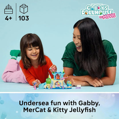LEGO 11204 Gabby’s Dollhouse Mermaid Gabby’s Aquarium Adventure 11204 Sea Creature Toy with Ocean Life and Animals, Small Toy for Kids - Jaiman Toys