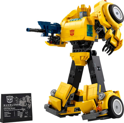 LEGO Icons Transformers Bumblebee Set 10338 Building Blocks