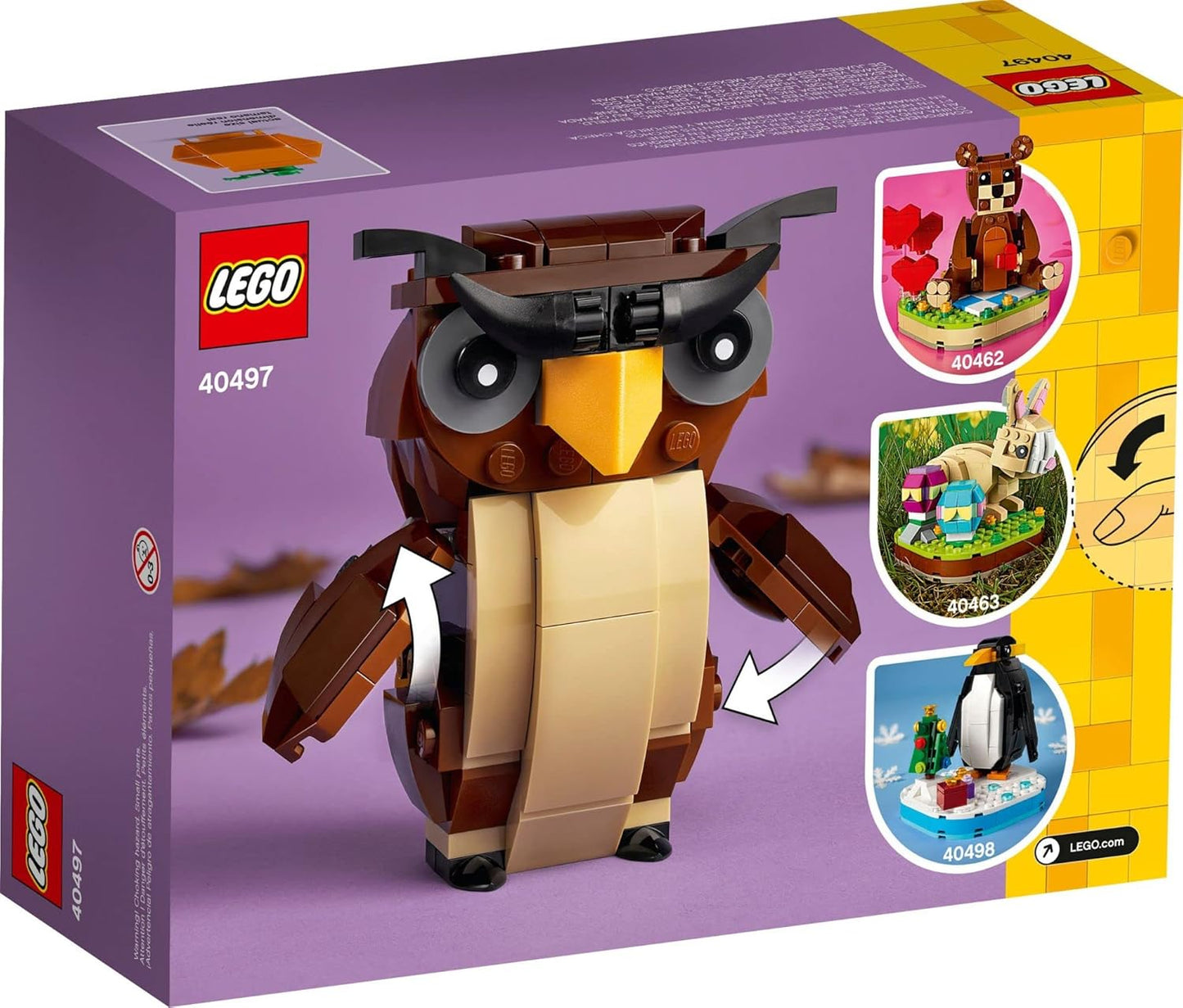 LEGO 40497 Seasonal Halloween Owl & Pumpkins (228 Pieces)