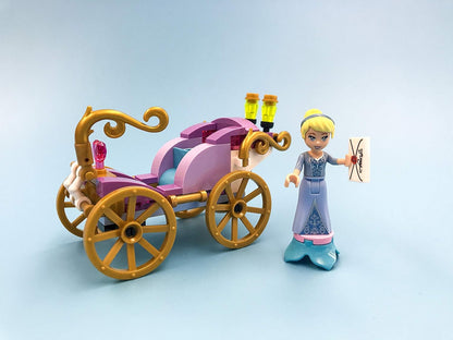 LEGO® Disney Princess™ Build Your Own Adventure Book with Cinderella Mini-Doll & Exclusive Carriage | DK Hardcover