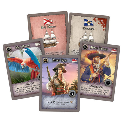 Pendragon 15 Men Pirate Strategy Board Game | Bluffing, Bidding & Hidden Roles | 2-5 Players | 45-60 Minutes | Ages 14+