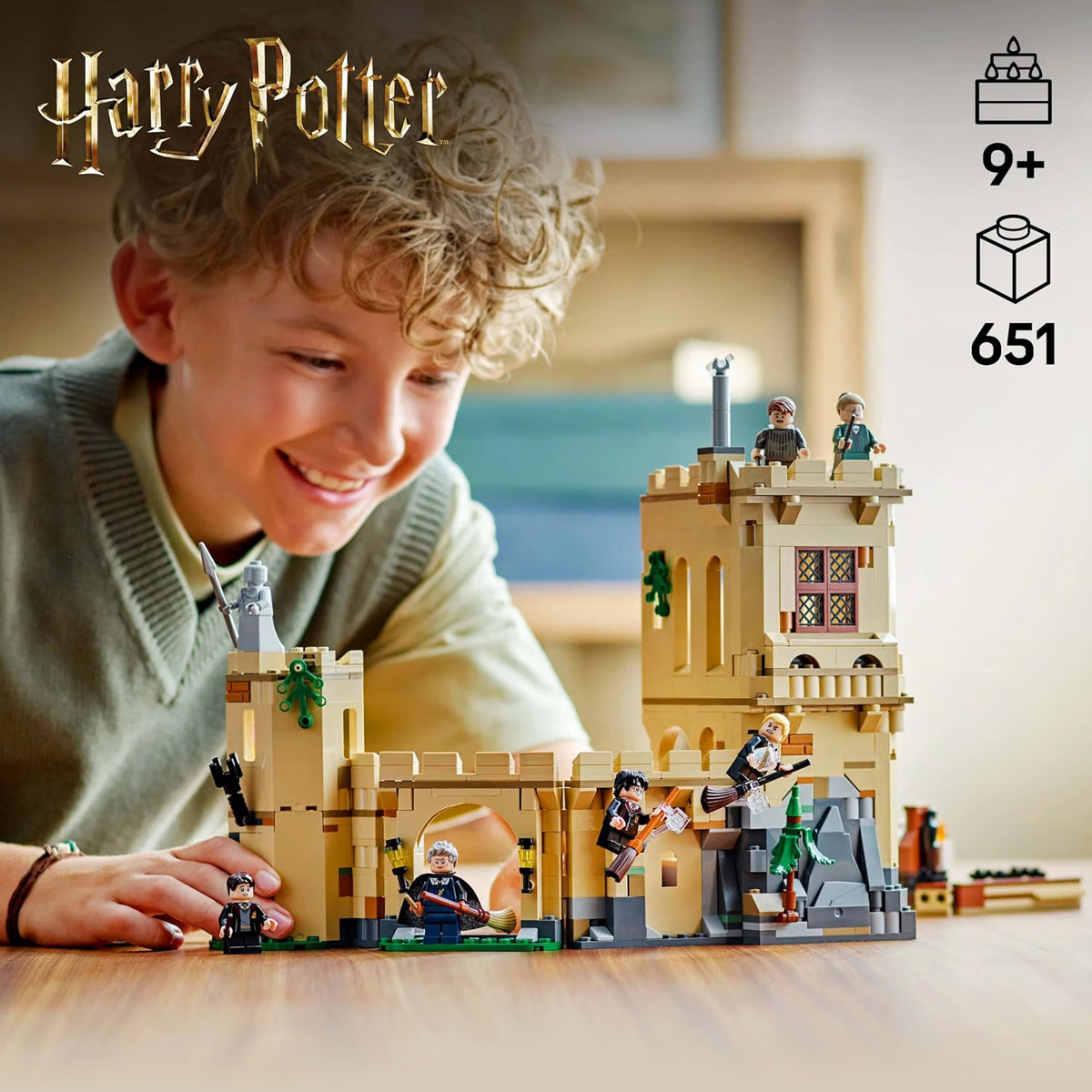 LEGO 76447 Harry Potter Hogwarts Castle: Flying Lessons Set (651 Pieces)