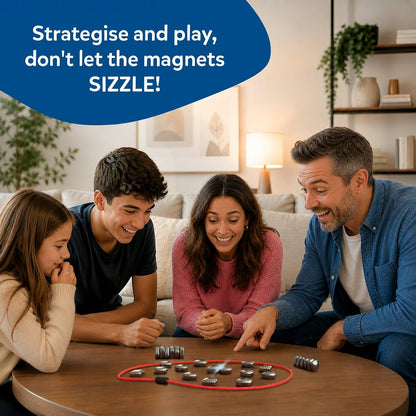 Skillmatics Classics Sizzle Magnetic Strategy Game – 2–4 Players, Two Difficulty Levels