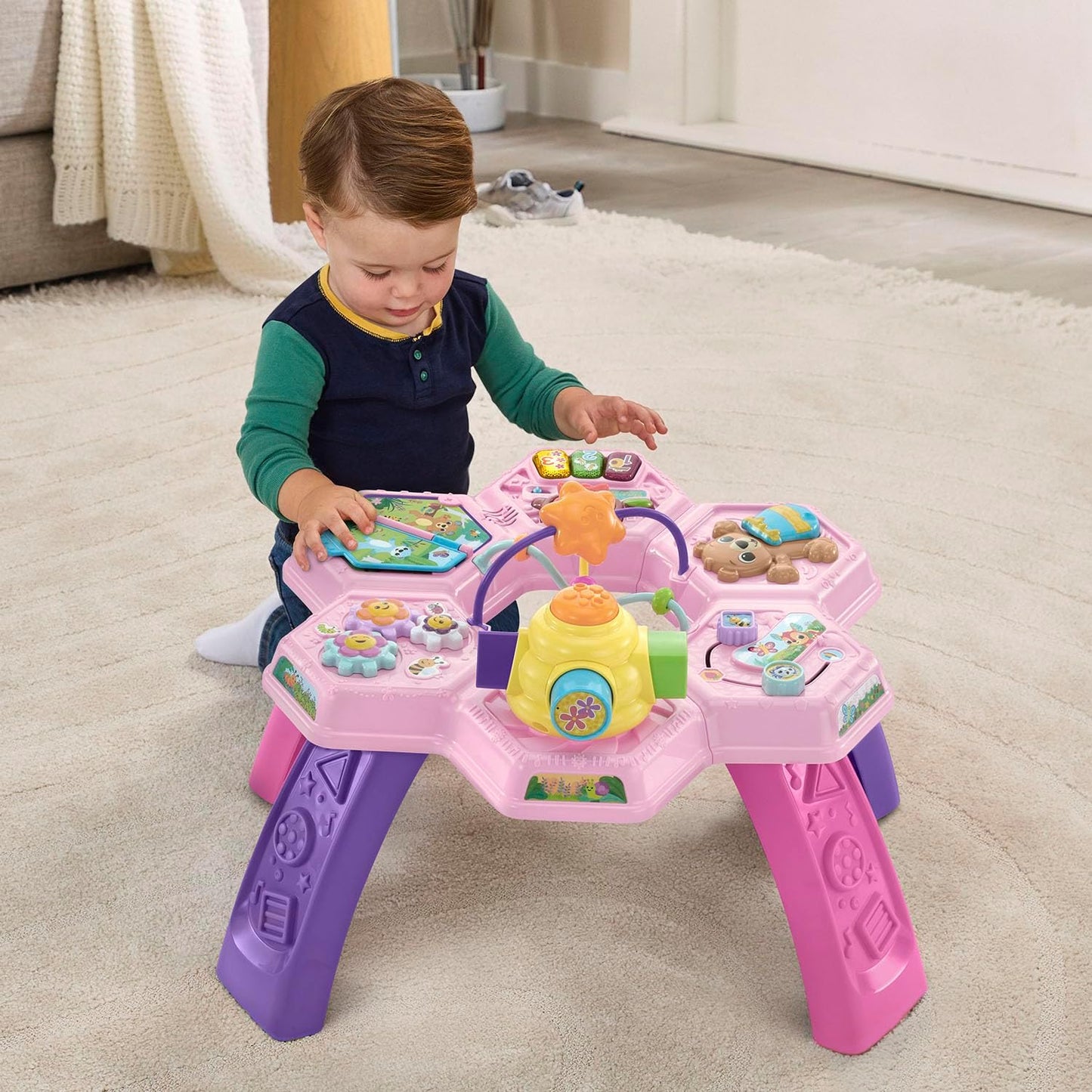 VTech Buzz and Learn Activity Table with Seven Interactive Play Zones