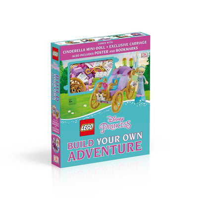 LEGO® Disney Princess™ Build Your Own Adventure Book with Cinderella Mini-Doll & Exclusive Carriage | DK Hardcover