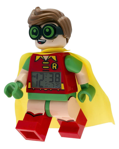 Lego Batman Movie Robin Minifigure Automatic Alarm Clock