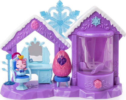 Hatchimals CollEGGtibles Glitter Sparkle Salon Playset for Kids 5+ and Above