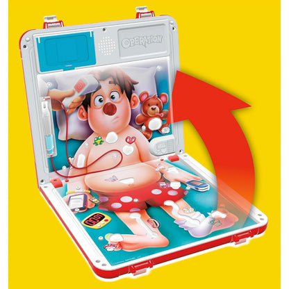 Operation Electronic Board Game with Carry Case | 2 Ways to Play | Kids Game Ages 6+