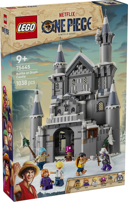 LEGO 75645 ONE PIECE Battle at Drum Castle – Castle Playset with Luffy, Nami, Sanji, Vivi, Chopper & Wapol, Ages 9+