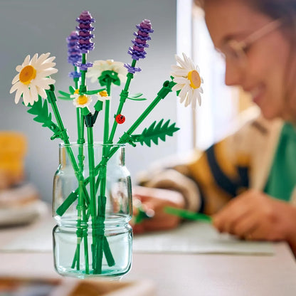 LEGO 11508  Botanicals Daisies - Flower Decor Building Set for Kids - Gift for Girls and Boys