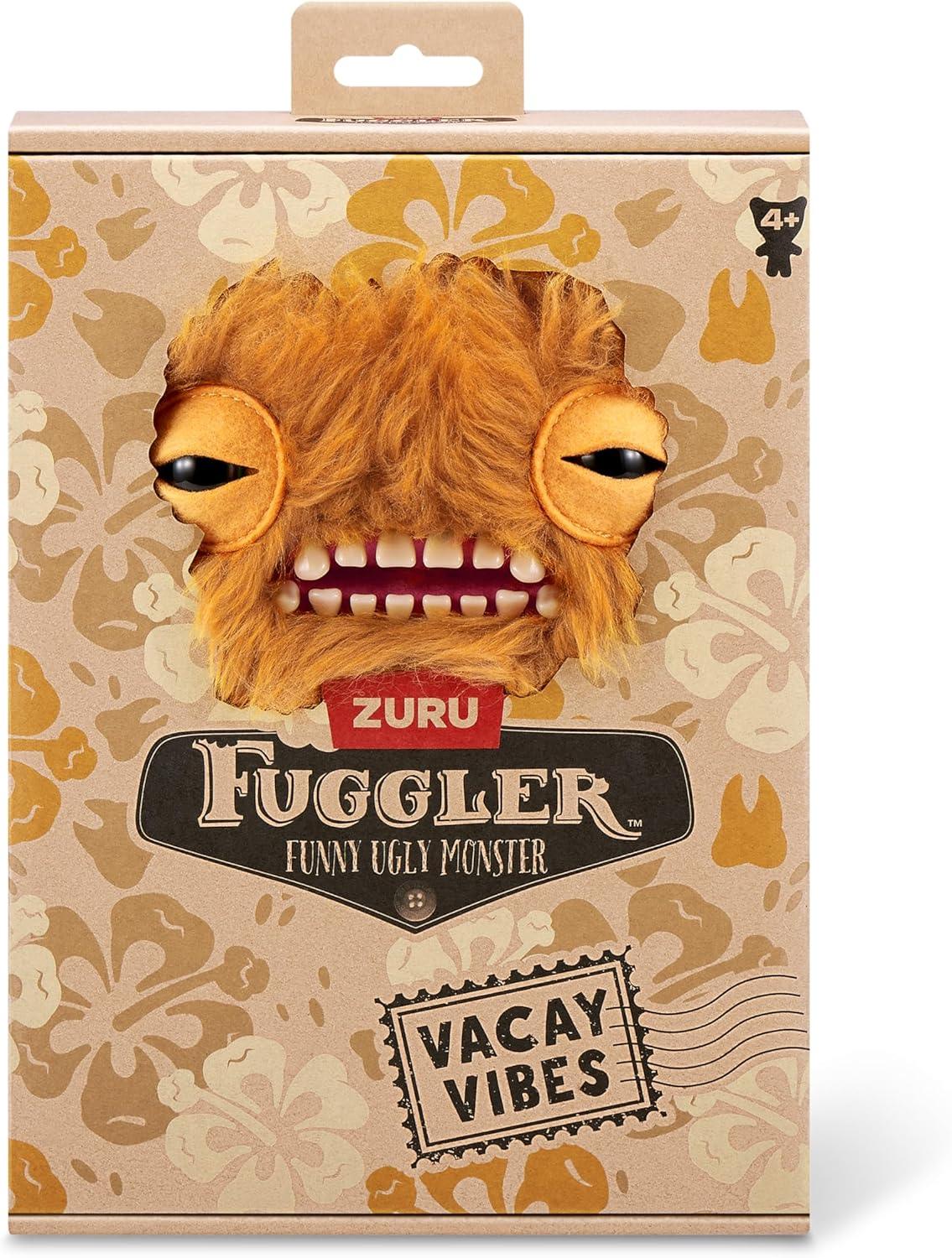 Vacay Vibes by ZURU, Funny Ugly Monster, Plush, Collectible, Toy (Munch Munch - Ginger) 4+ - Jaiman Toys