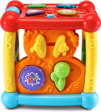 VTech Busy Learners Activity Cube – Interactive Educational Learning Toy with Lights, Sounds, Music & Motor Skill Activities for Babies 6-36 Months
