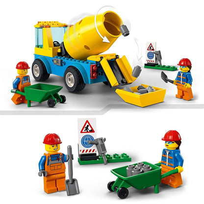 LEGO 60325 City Cement Mixer Truck Building Kit (85 Pieces)