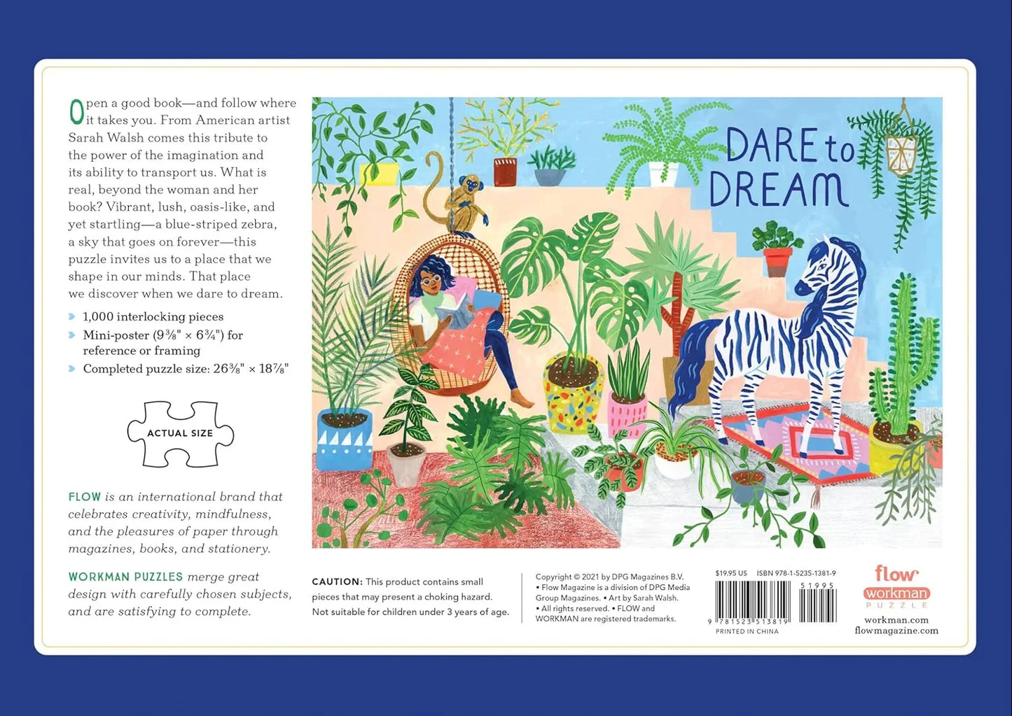 Dare to Dream 1000-Piece Jigsaw Puzzle – Premium Quality Puzzle for Adults & Teens | Relaxing Mindful Activity & Gift Set