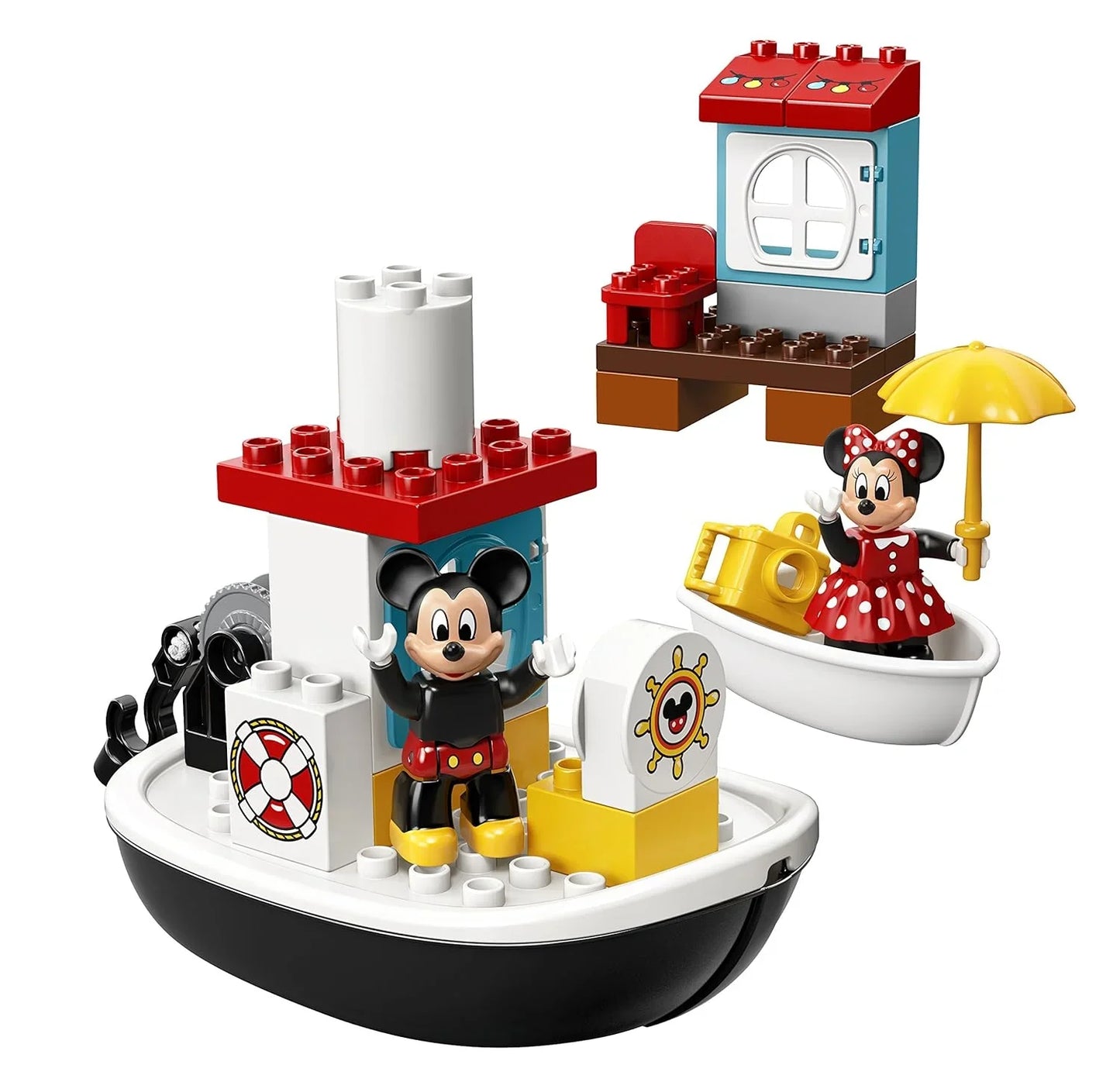 LEGO 10881 Duplo Disney Mickey’s Boat (28 Pcs) – Building Blocks Set for Kids 2–5 Years, Multicolor