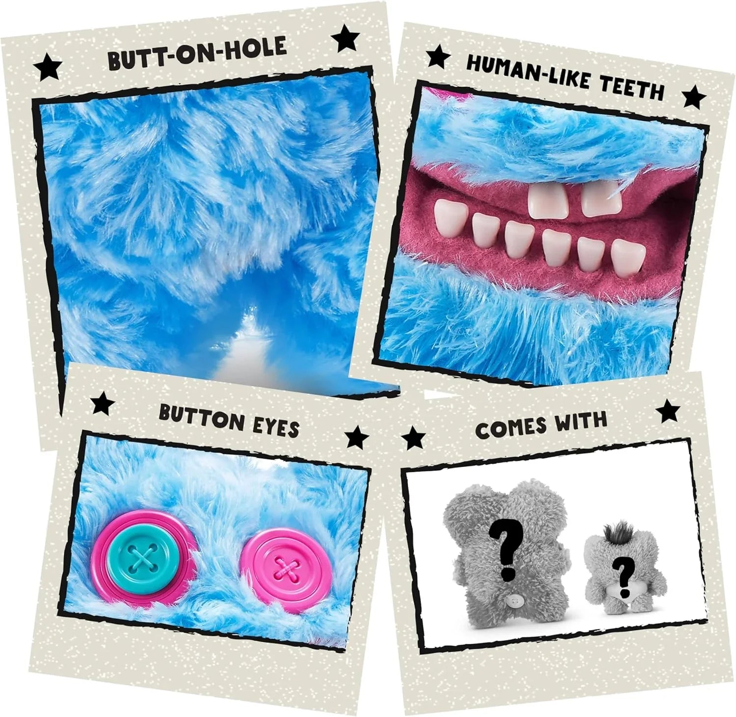 Fugger Family by ZURU Funny Ugly Monster, Plush, Collectible, Toy (Stinkface) - Jaiman Toys