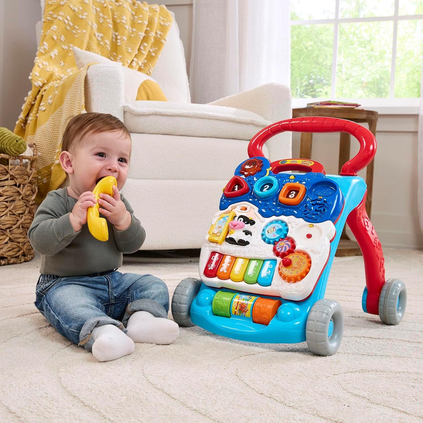 VTech Sit-to-Stand Learning Walker Age 9 Months to 3 Years- 4 Color Options