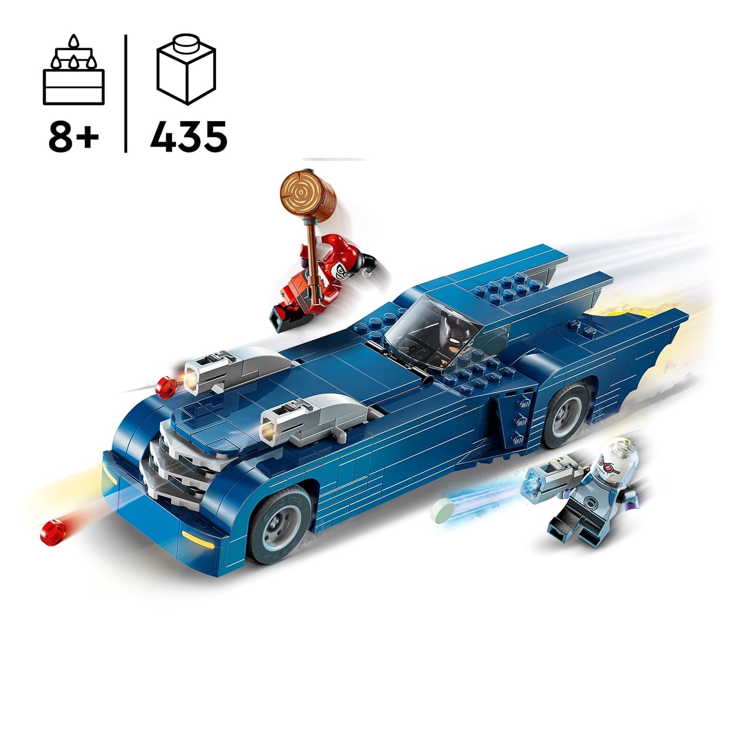 Lego 76274 Super Heroes Batman With The Batmobile Vs. Harley Quinn And Mr. Freeze 435 Pieces
