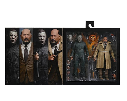 NECA Halloween 2 Michael Myers & Dr. Loomis 2-Pack – 7" Action Figures - Jaiman Toys