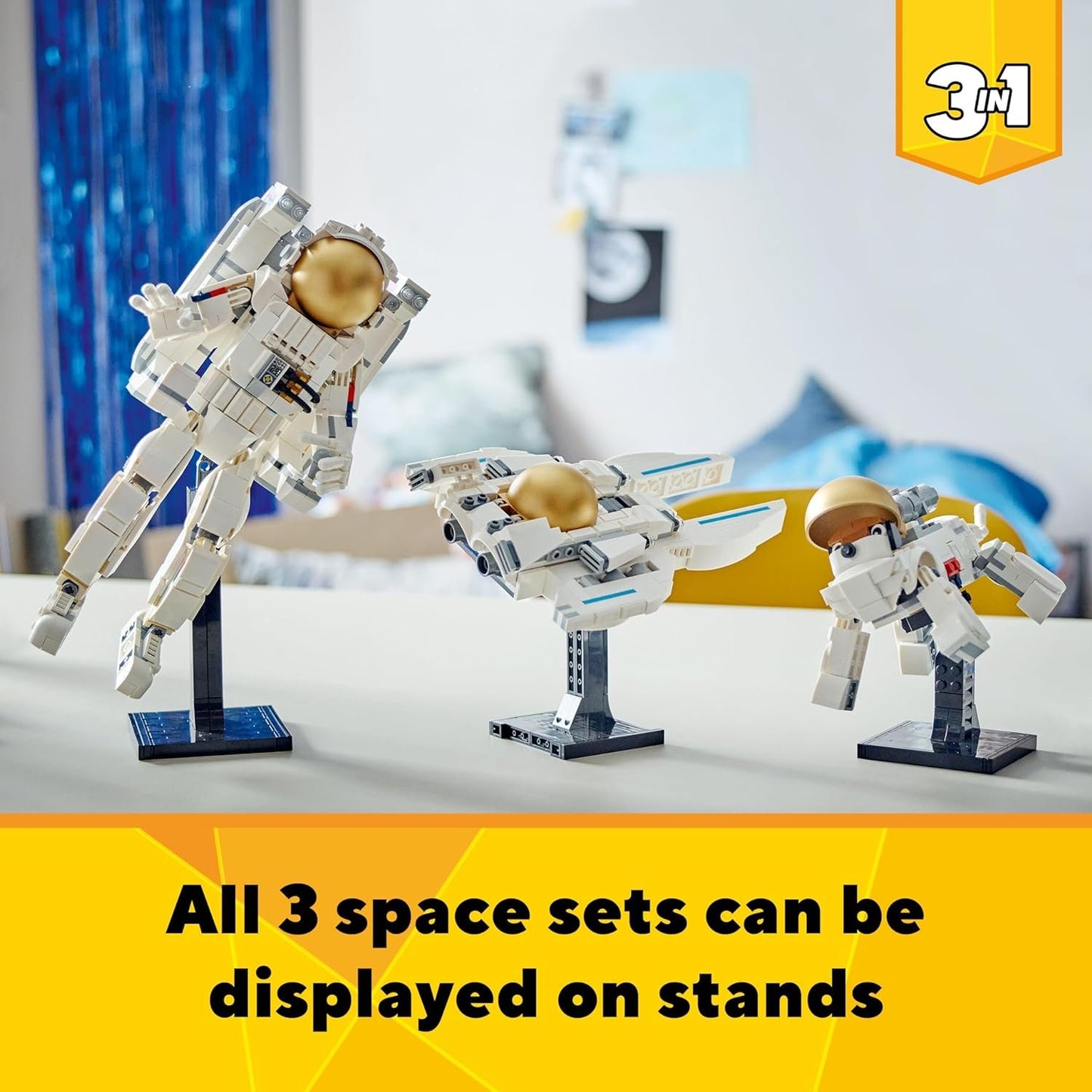 LEGO 31152 Creator Space Astronaut 3in1 Toy Set (647 Pieces)