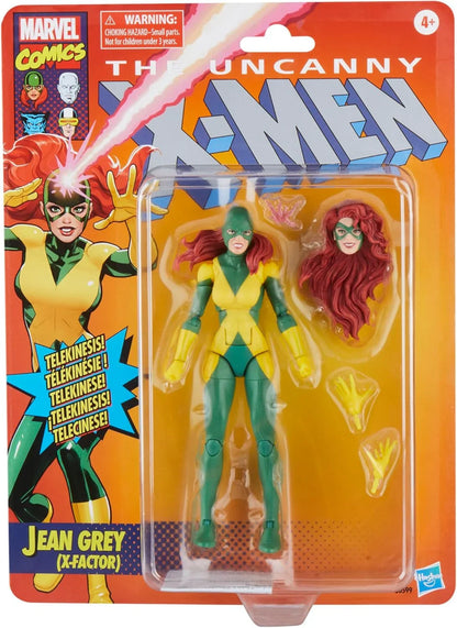 Marvel Legends Jean Grey (X-Factor) 6" Action Figure – Retro Comic Design - Jaiman Toys