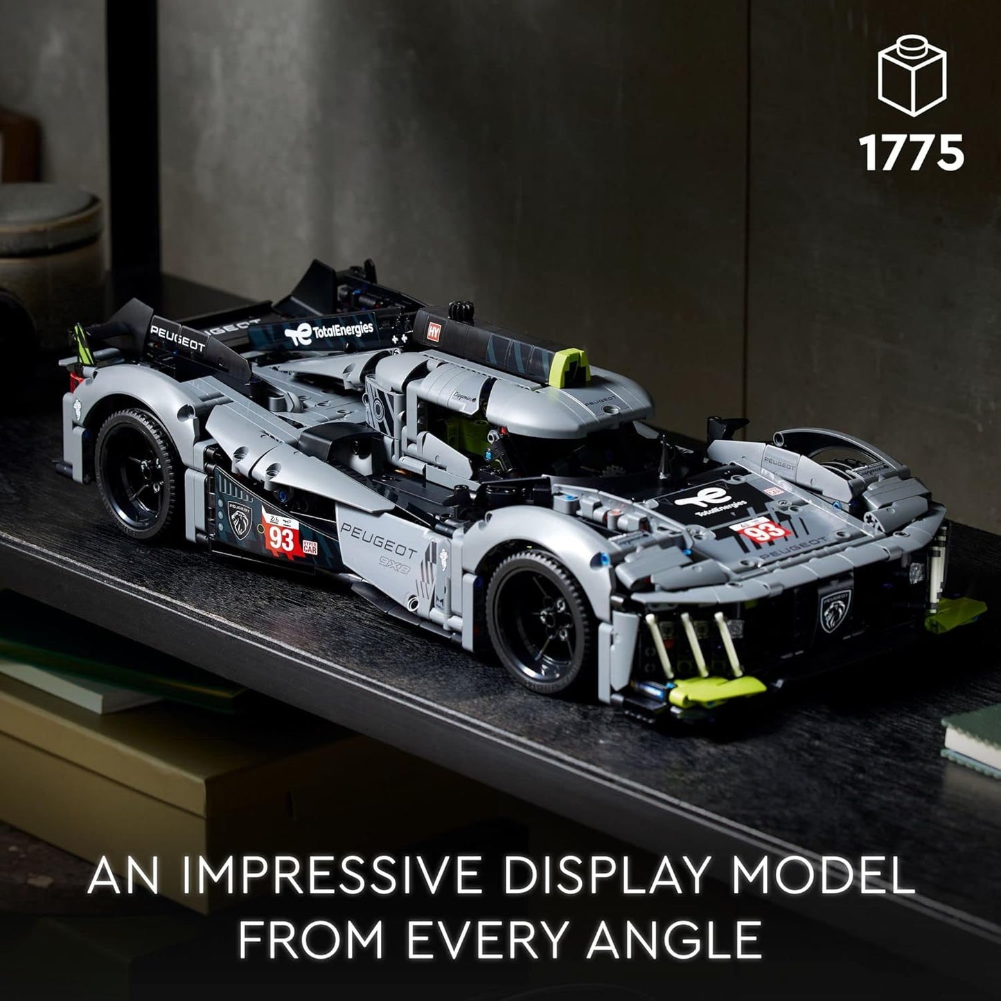 LEGO 42156 9X8 24H Le Mans Hybrid Hypercar Collectible Race Car Building kit, Scale Racing Car Model