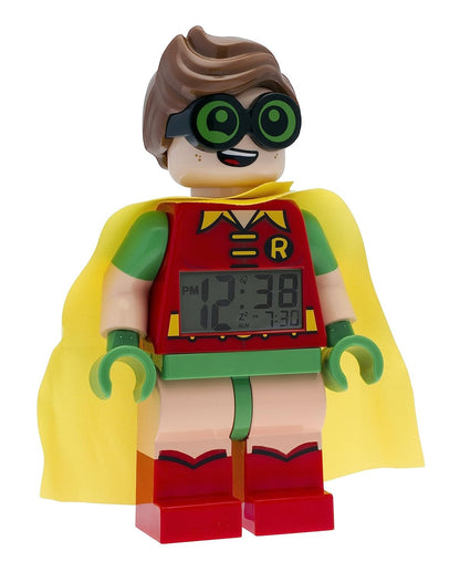 Lego Batman Movie Robin Minifigure Automatic Alarm Clock