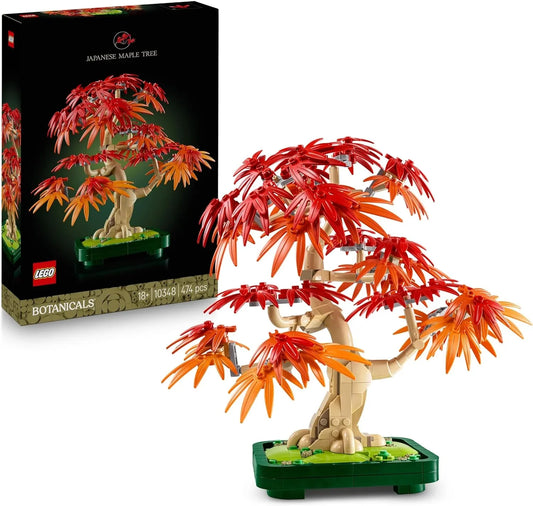 LEGO 10348 Botanicals Japanese Red Maple Bonsai Tree Building Set (474 Pieces) - Jaiman Toys