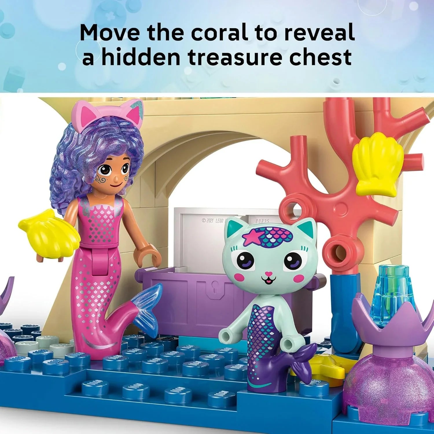 LEGO 11204 Gabby’s Dollhouse Mermaid Gabby’s Aquarium Adventure 11204 Sea Creature Toy with Ocean Life and Animals, Small Toy for Kids - Jaiman Toys
